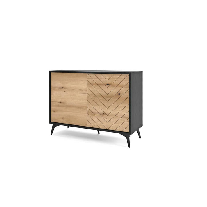 Sideboard Cabinet 104cm Oak Evoke Diamond