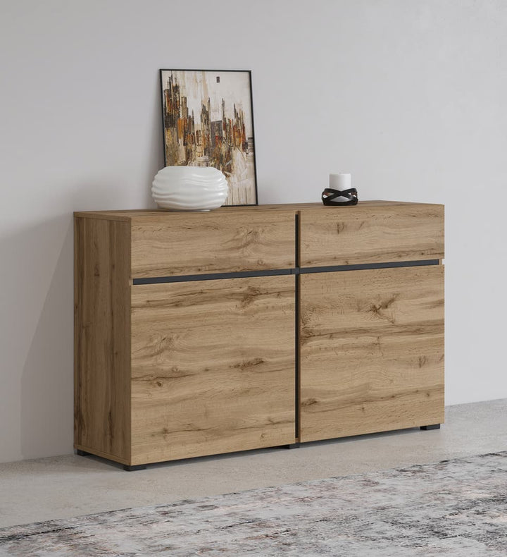 Sideboard Cabinet 119cm Oak Wotan Kross 45