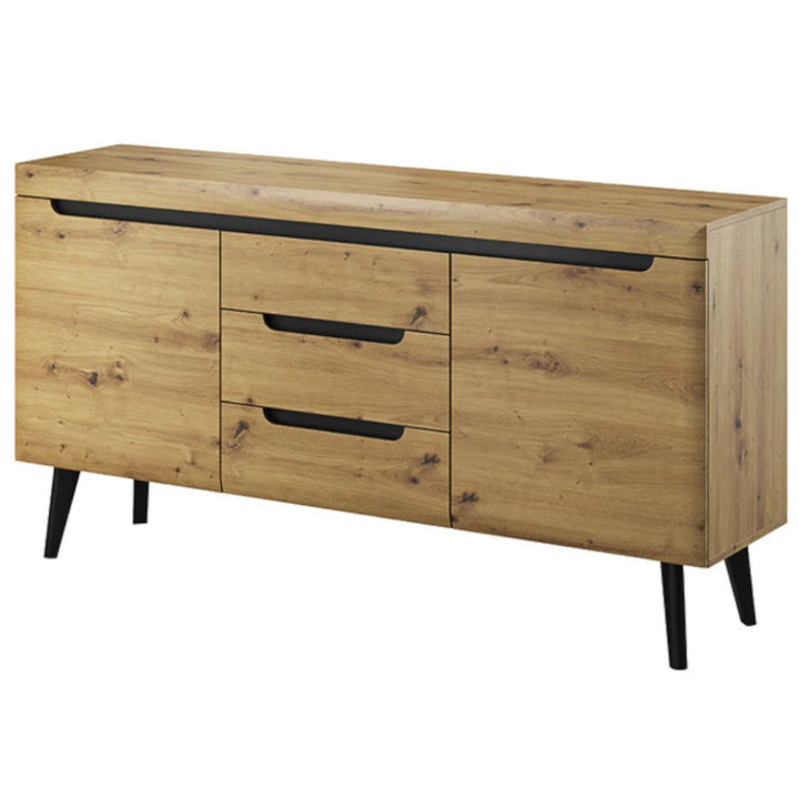 Large Sideboard Cabinet Oak Artisan Nordi