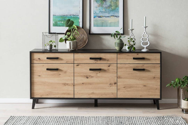 Artona 84 Sideboard Cabinet Oak Artisan