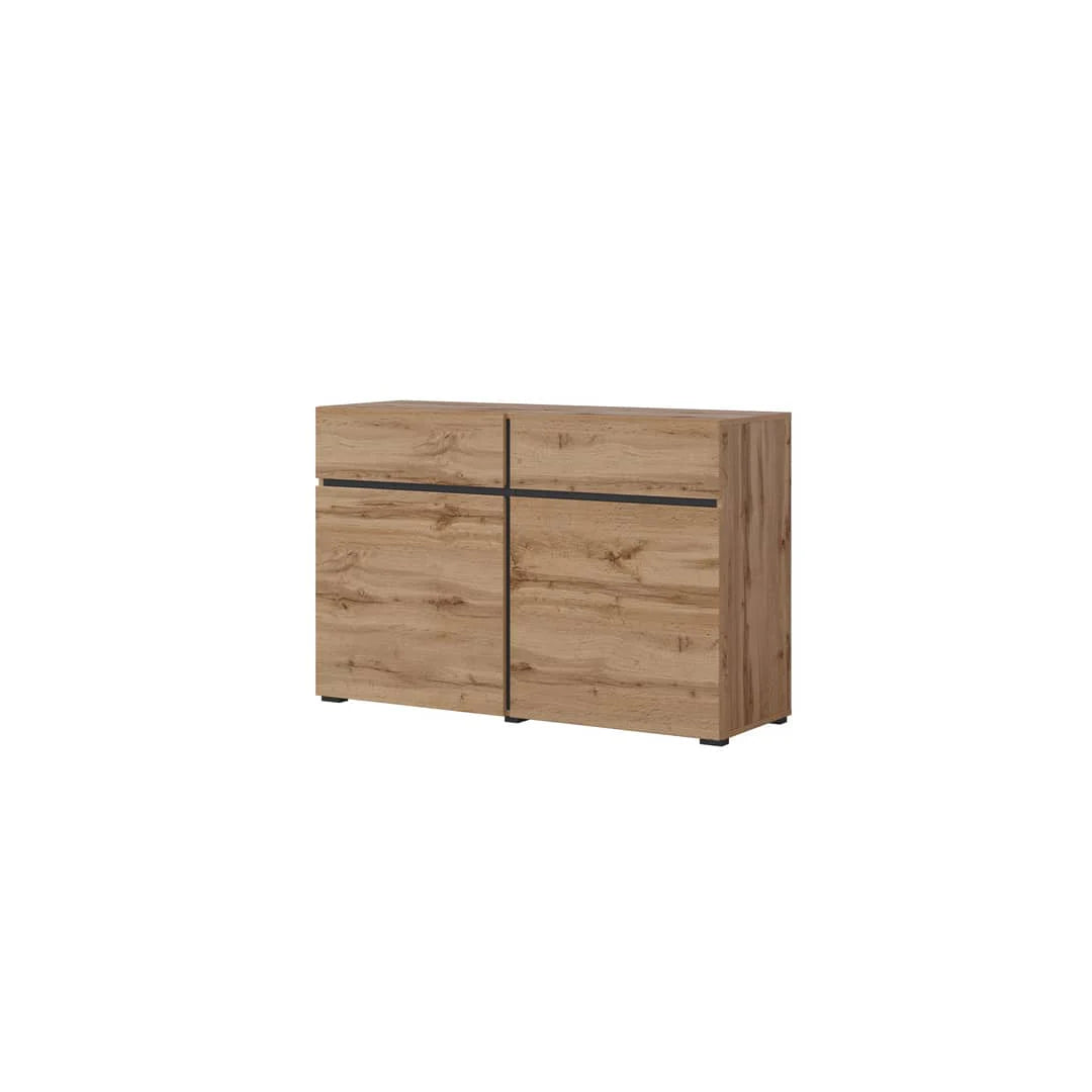 Sideboard Cabinet 119cm Oak Wotan Kross 45