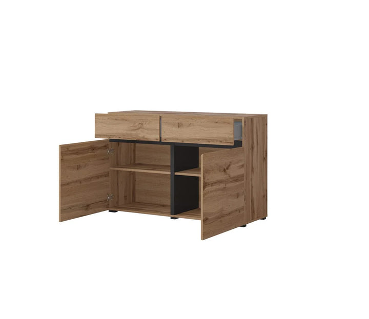 Sideboard Cabinet 119cm Oak Wotan Kross 45