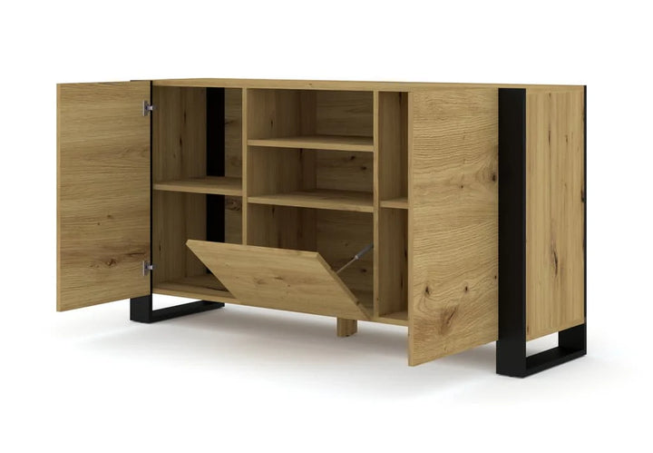 Sideboard Cabinet 158cm Oak Artisan Mondi