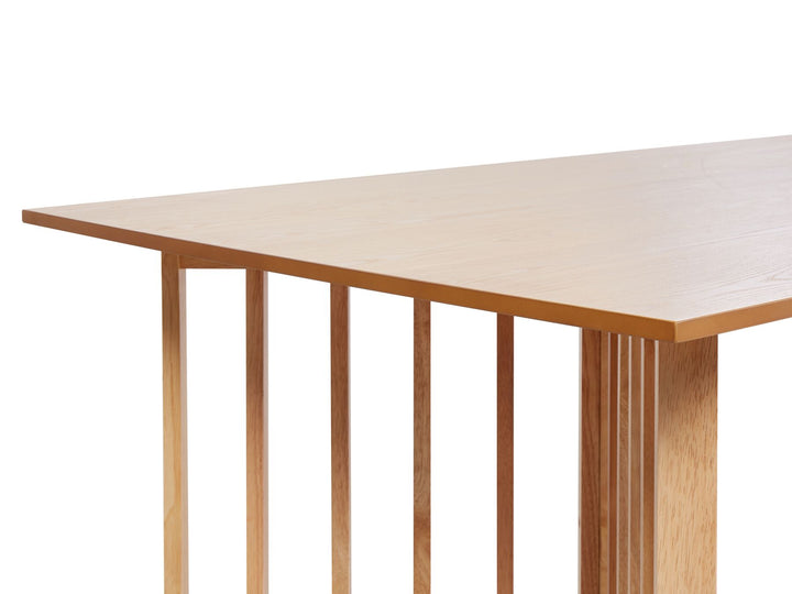 Dining Table 200 x 100 cm Light Wood Leandra