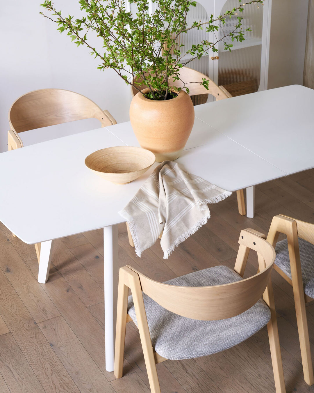 Sanford Extending Dining Table 120/160 x 80 cm White