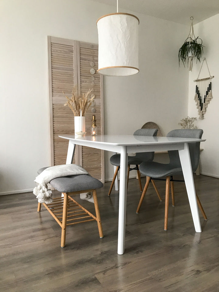 Sanford Extending Dining Table 120/160 x 80 cm White