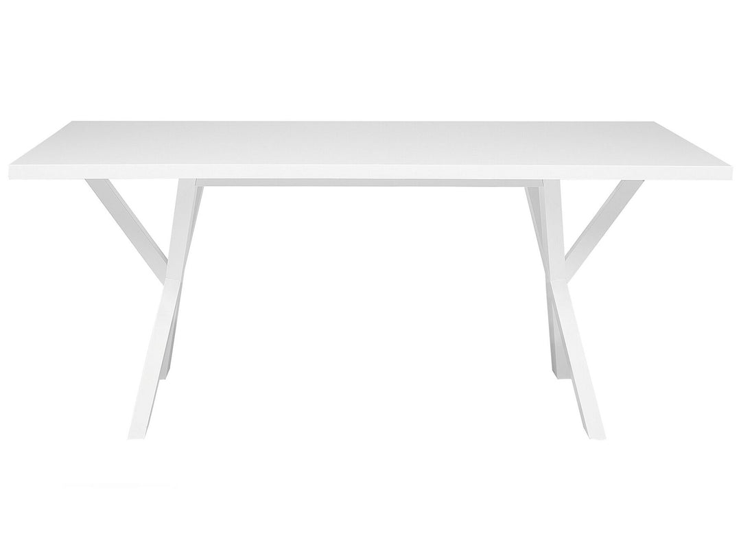 Lisala Dining Table 180 x 100 cm White