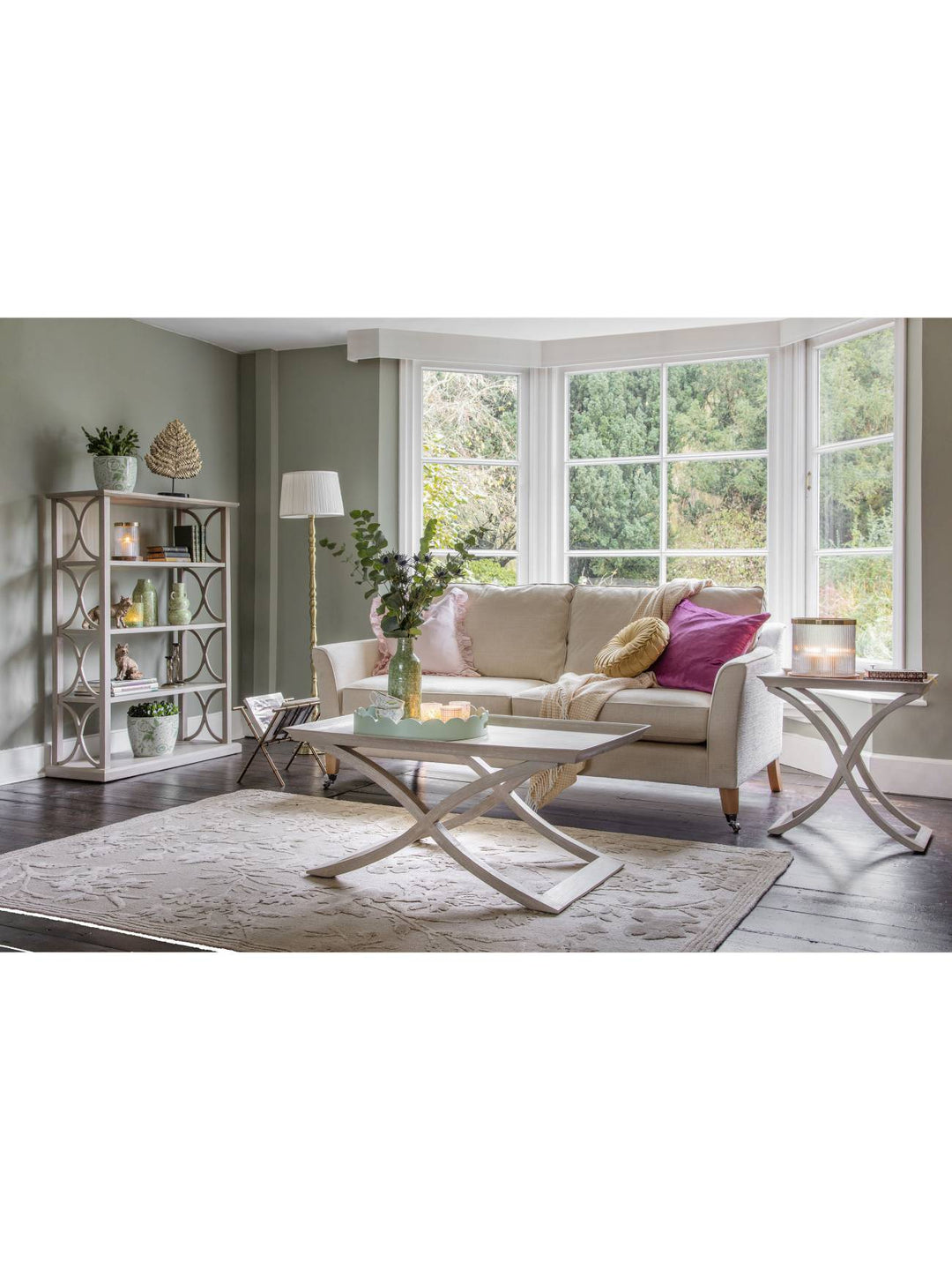 Libra Laura Ashley Grey Alderby Coffee Table