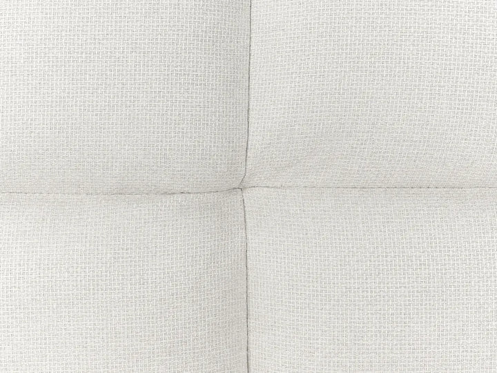 Sofa Bed 3 Seater Fabric Off-White Zineta