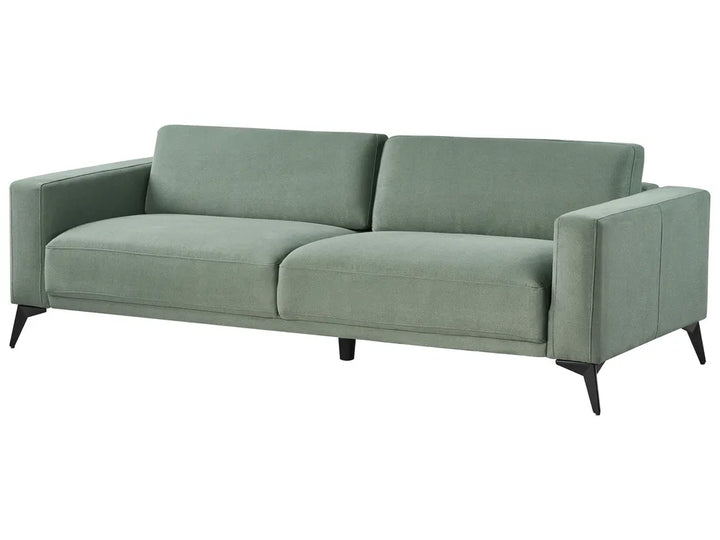Sofa 3 Seater Fabric Light Green Maeesha
