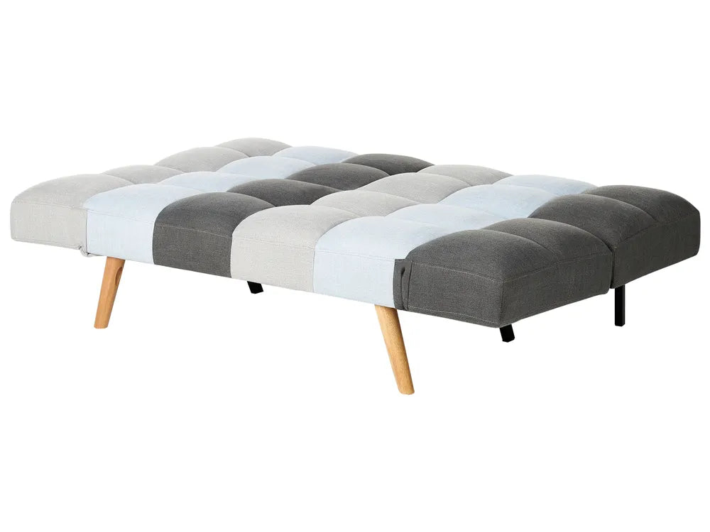 Sofa Bed 2 Seater Fabric Blue Cashten