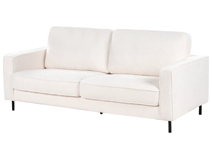 Sofa 3 Seater Boucle White Chanet