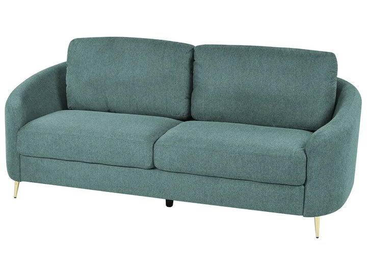 Sofa 3 Seater Fabric Green Deondry