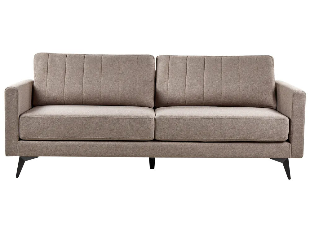 Beige sofa on a white background