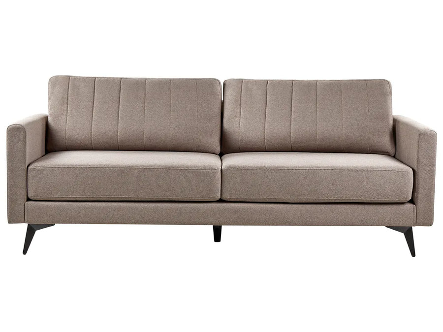 Beige sofa on a white background