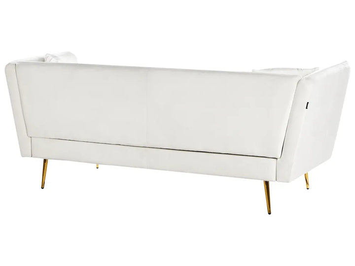 Sofa 3 Seater Velvet Off-White Arlander