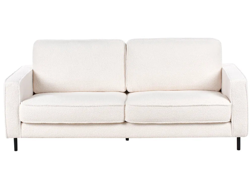 White sofa on a white background