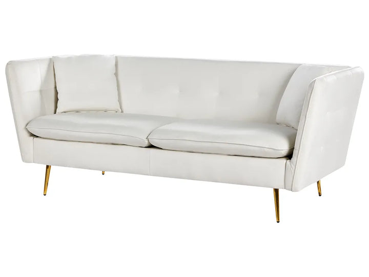 Sofa 3 Seater Velvet Off-White Arlander