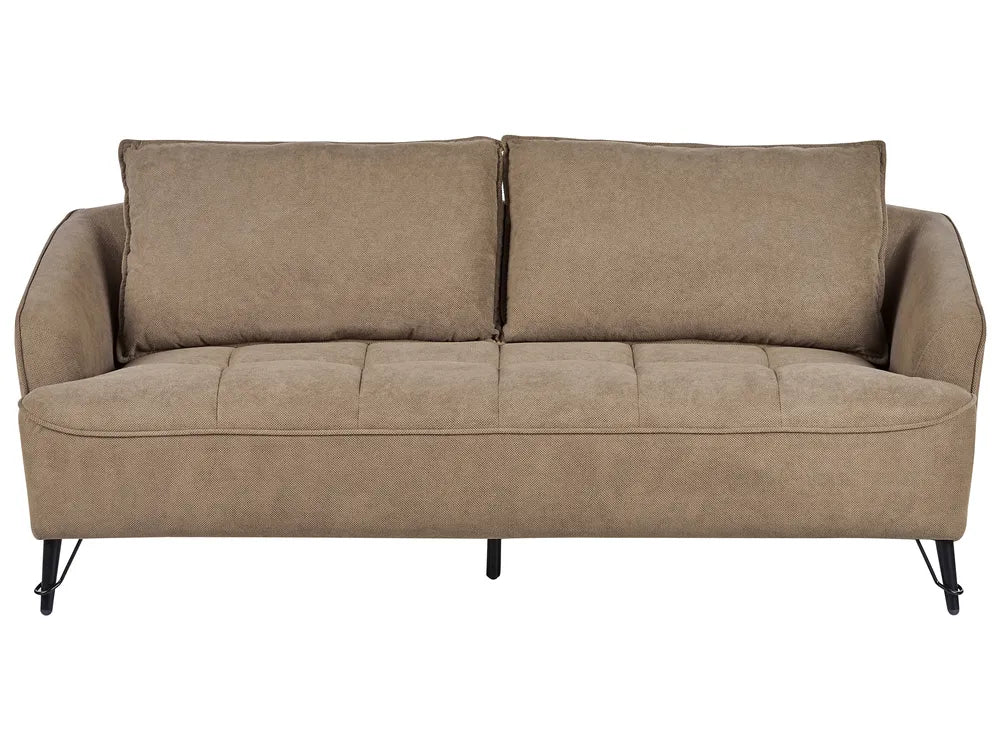 Beige sofa on a white background
