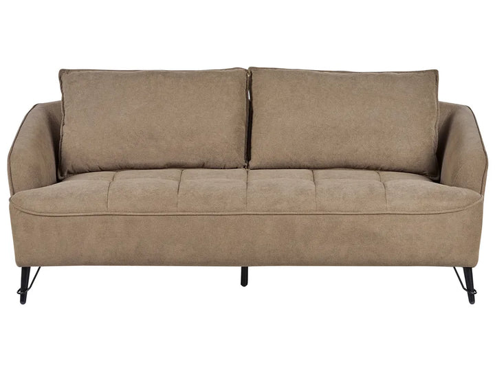 Beige sofa on a white background