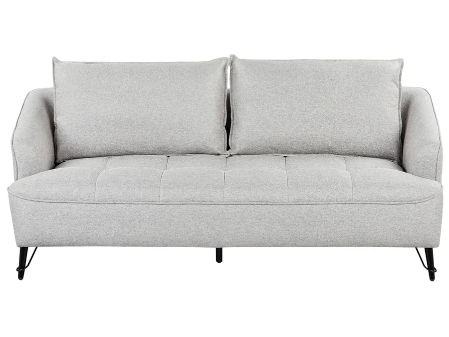 Gray sofa on a white background