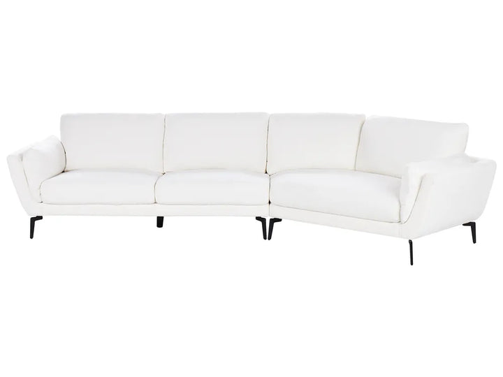 White sofa on a white background