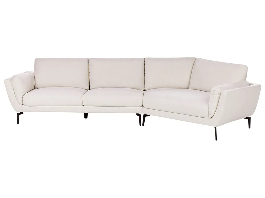 Beige sofa on a white background