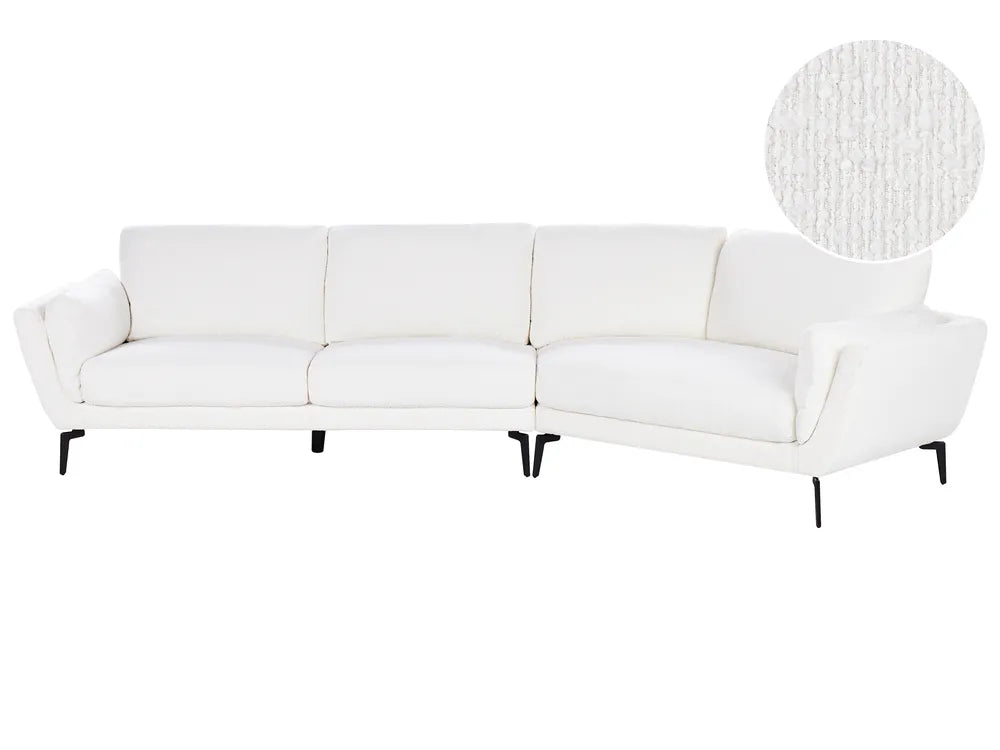 Sofa 3 Seater Boucle White Turner