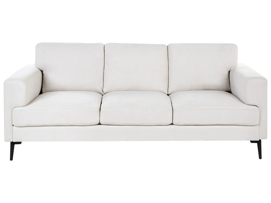 White sofa on a white background