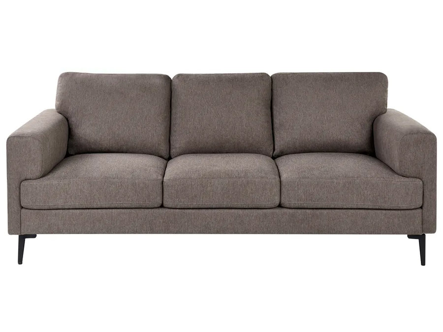 Gray sofa on a white background