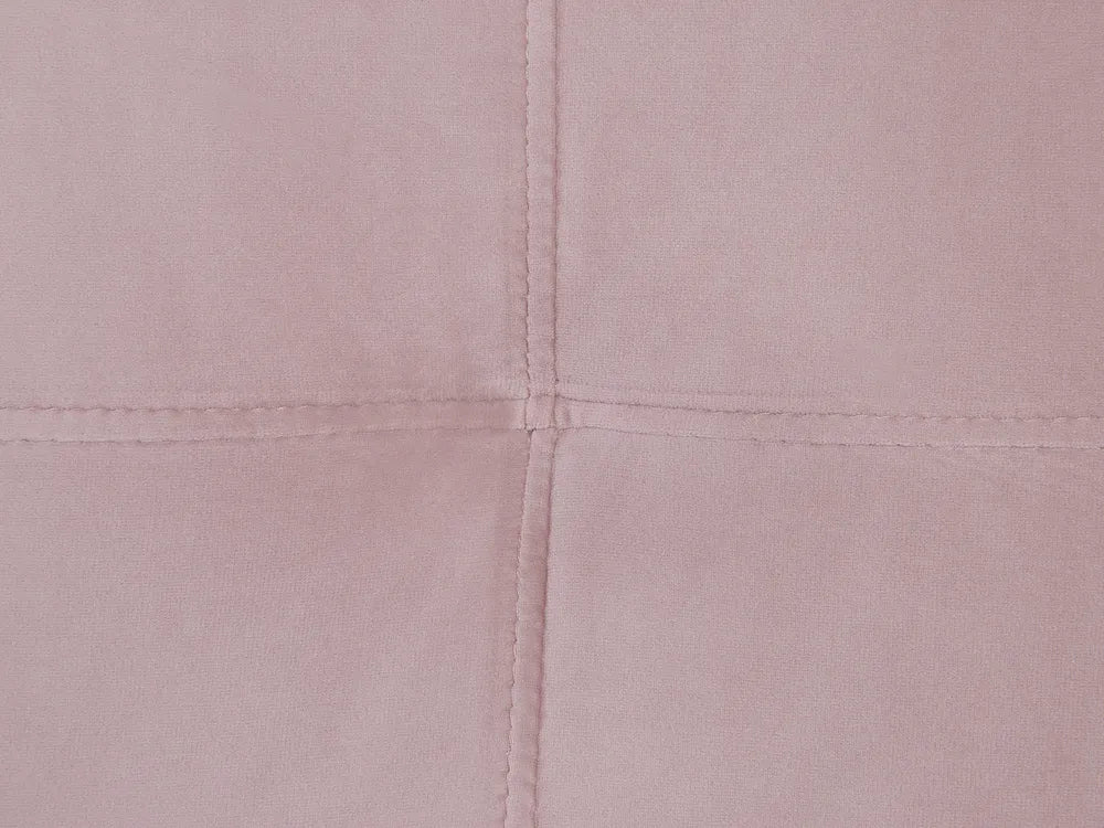 Sofa Bed 3 Seater Velvet Pink Helsley