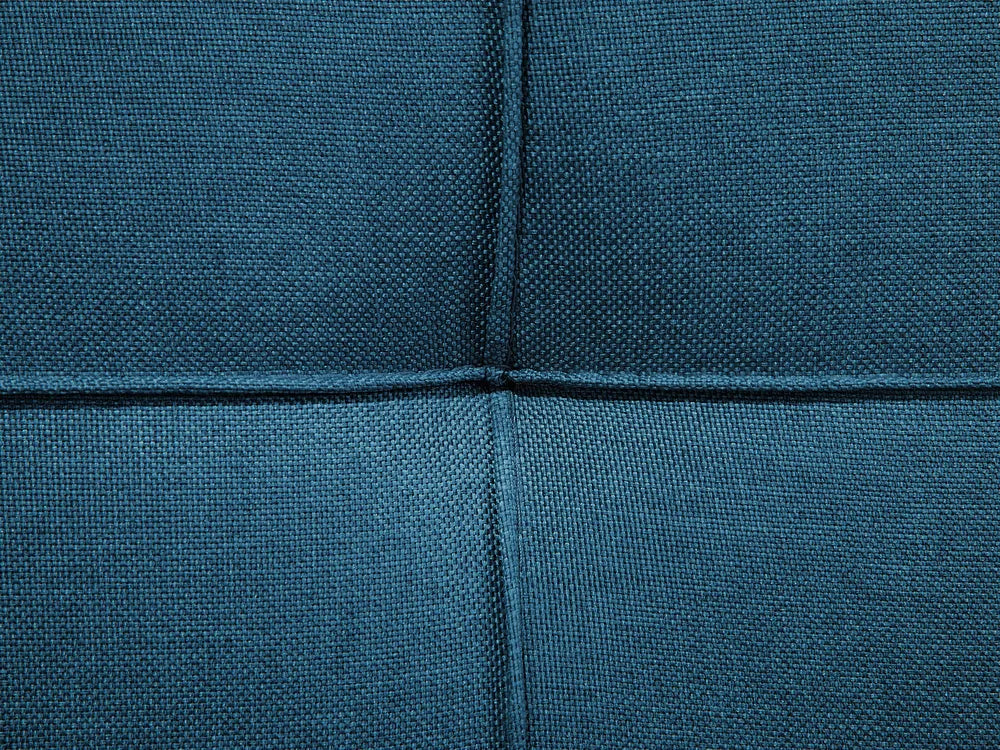 Sofa Bed 3 Seater Fabric Blue Kaveri