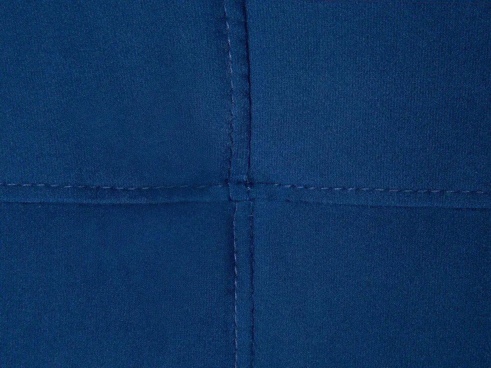 Sofa Bed 3 Seater Velvet Navy Blue Helsley