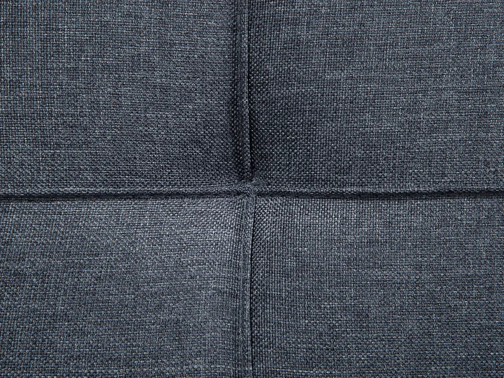 Sofa Bed 3 Seater Fabric Dark Grey Kaveri