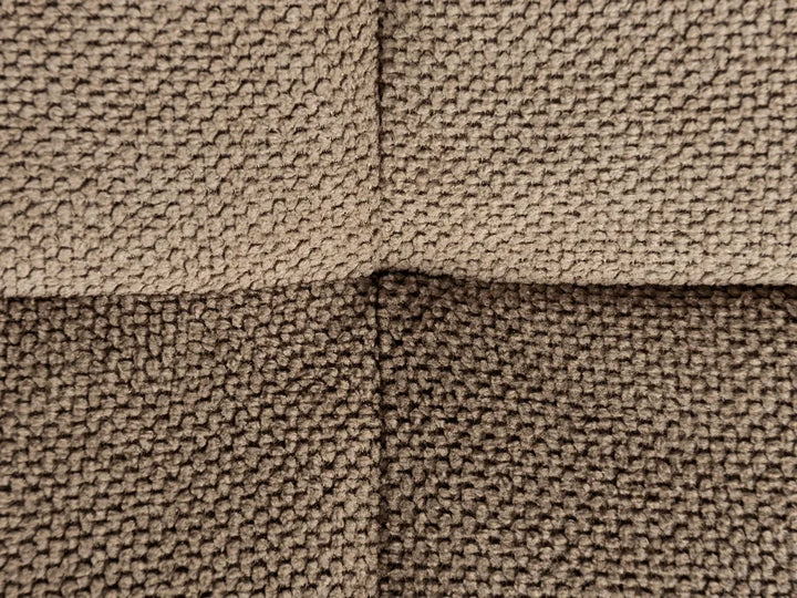 Sofa 3 Seater Fabric Light Brown Adame