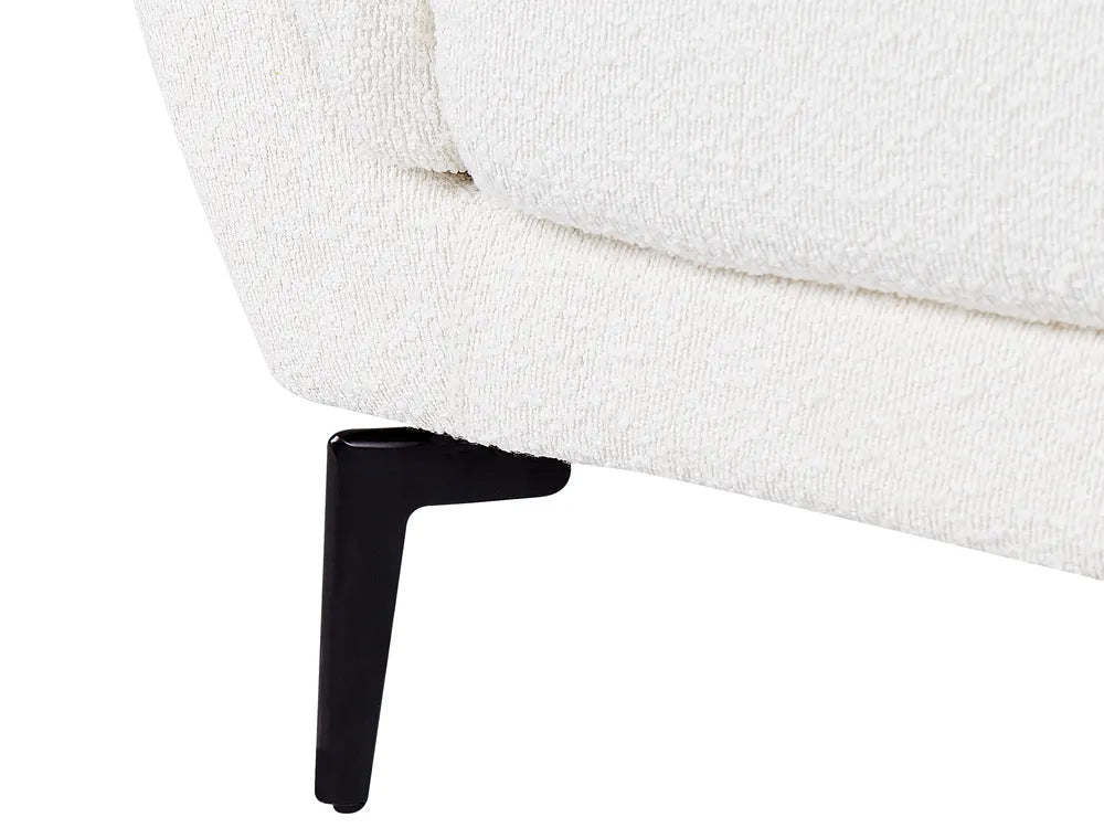 Sofa 3 Seater Boucle White Turner