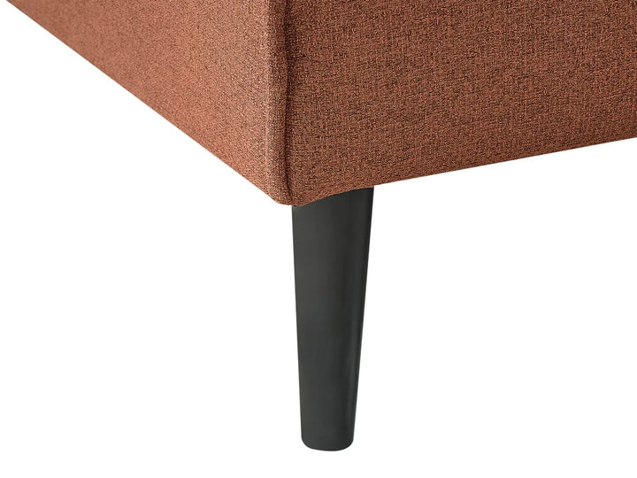 Sofa Bed 3 Seater Fabric Golden Brown Camen