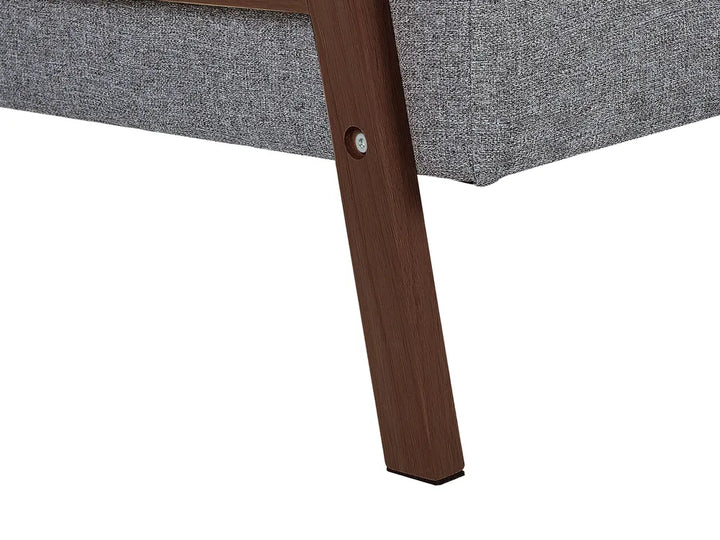 Sofa Bed 3 Seater Fabric Light Grey Stefaney