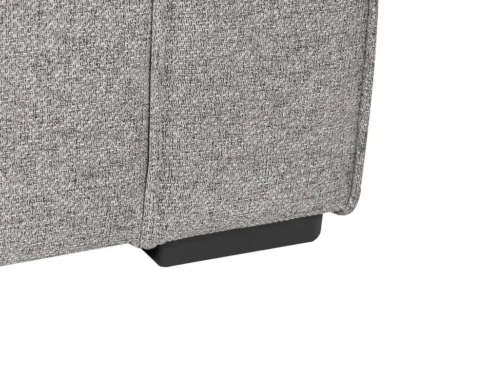 Sofa Bed 3 Seater Fabric Light Grey Bertina