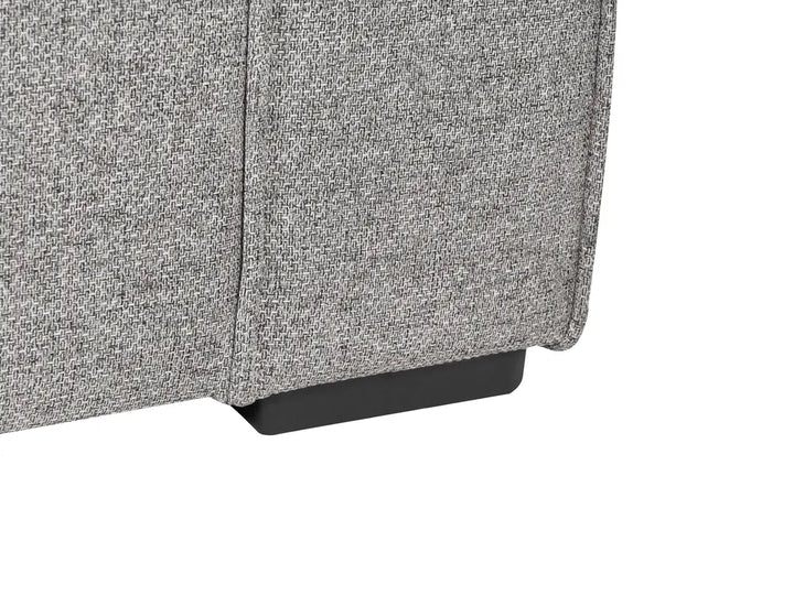 Sofa Bed 3 Seater Fabric Light Grey Bertina