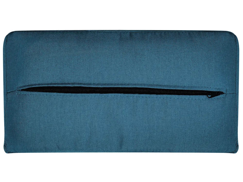 Sofa Bed 3 Seater Fabric Blue Kaveri