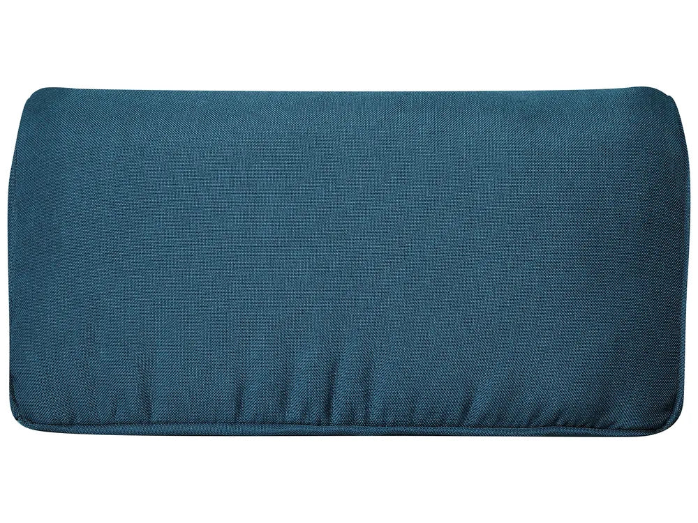 Sofa Bed 3 Seater Fabric Blue Kaveri