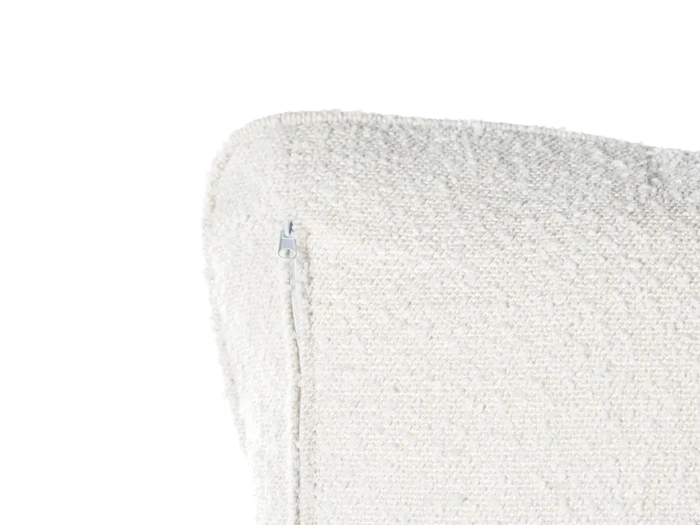 Sofa Bed 3 Seater Boucle Off-White Kaylle