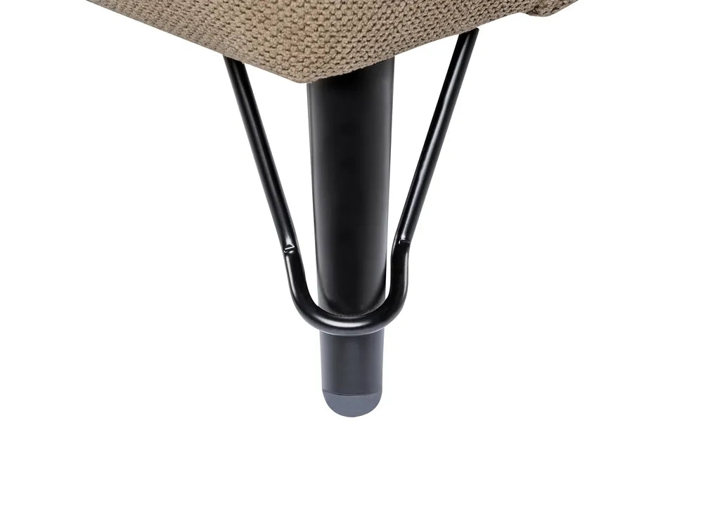 Sofa 3 Seater Fabric Light Brown Adame