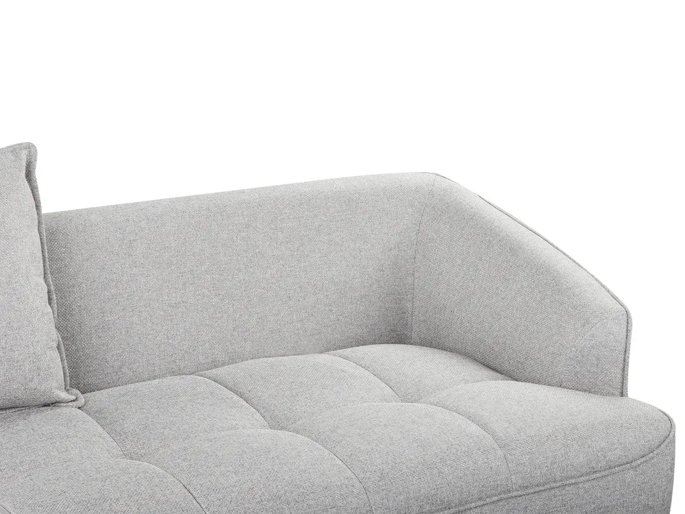Sofa 3 Seater Fabric Grey Adame