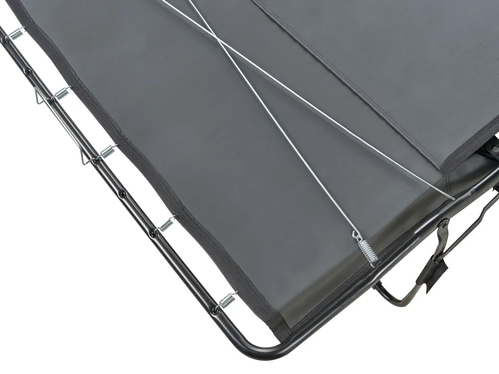 Sofa Bed 3 Seater Fabric Light Grey Bertina