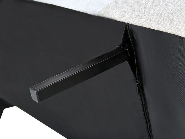 Sofa Bed 2 Seater Fabric Blue Cashten