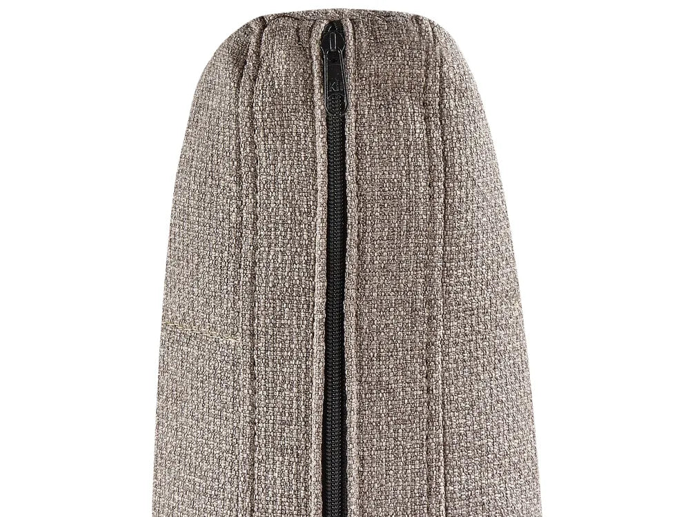 Sofa 3 Seater Fabric Light Brown Clorene