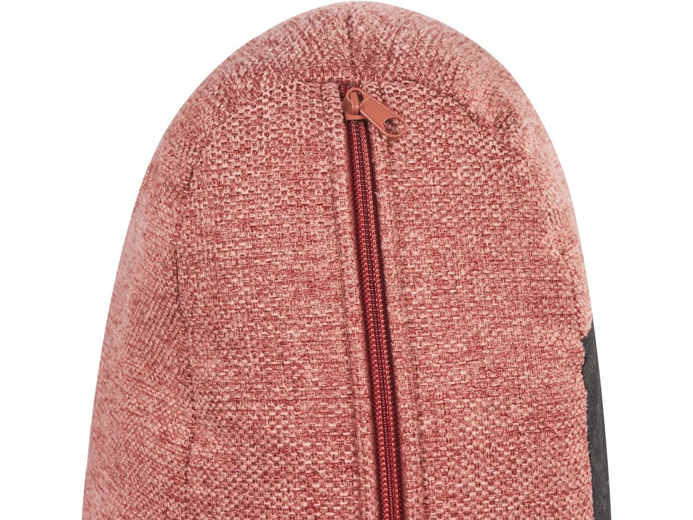 Sofa 3 Seater Fabric Pink Deondry