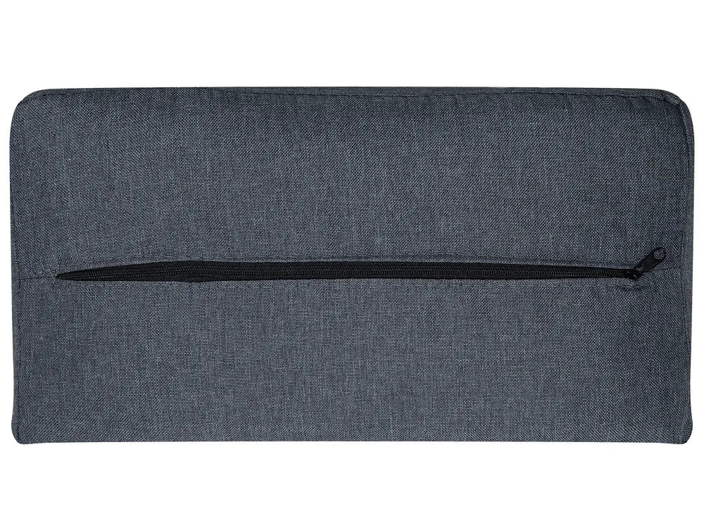 Sofa Bed 3 Seater Fabric Dark Grey Kaveri